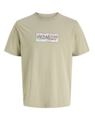 T-shirt Jack n Jones χακί