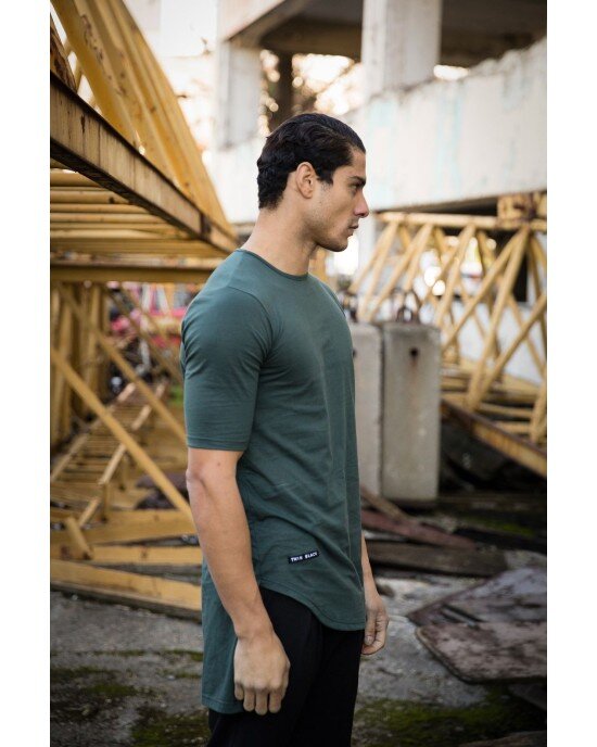 T-shirt TWIN BLACK χακί T-shirt TWIN BLACK χακί