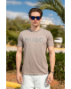 T-Shirt Hugo χακί ΚΟΝΤΟΜΑΝΙΚΕΣ