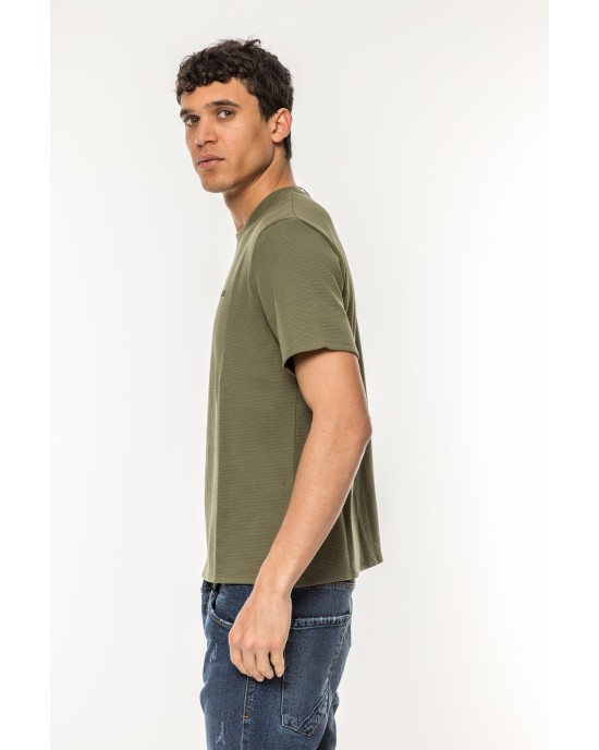 T-Shirt Boss χακί ΚΟΝΤΟΜΑΝΙΚΕΣ