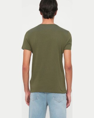 T-shirt Tommy Jeans χακί