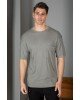 T-shirt Vittorio Χακί T-shirt Vittorio Χακί
