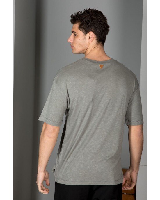 T-shirt Vittorio Χακί T-shirt Vittorio Χακί