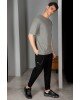 T-shirt Vittorio Χακί T-shirt Vittorio Χακί