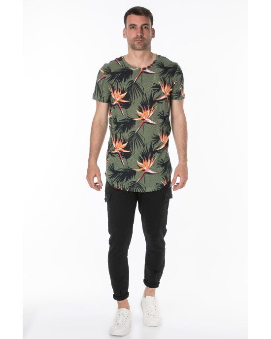 T-shirt Jack n Jones χακί T-shirt Jack n Jones χακί