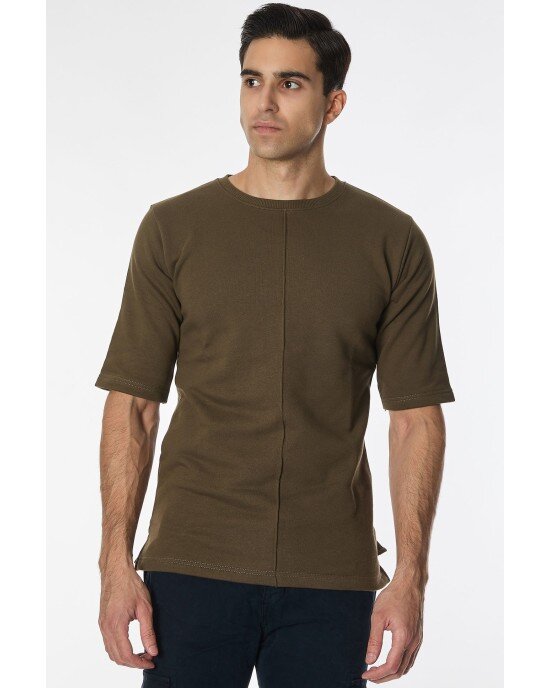 T-Shirt Rebel Χακί ΚΟΝΤΟΜΑΝΙΚΕΣ