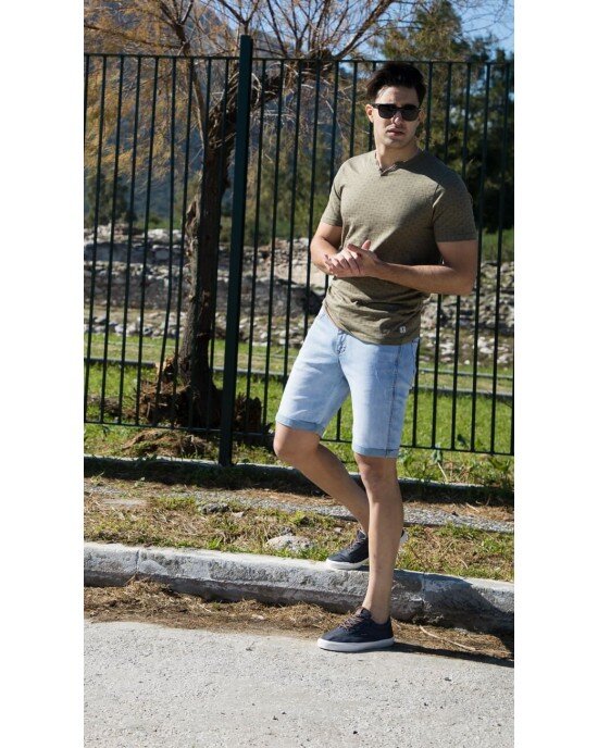 T-shirt Jack n Jones χακί T-shirt Jack n Jones χακί