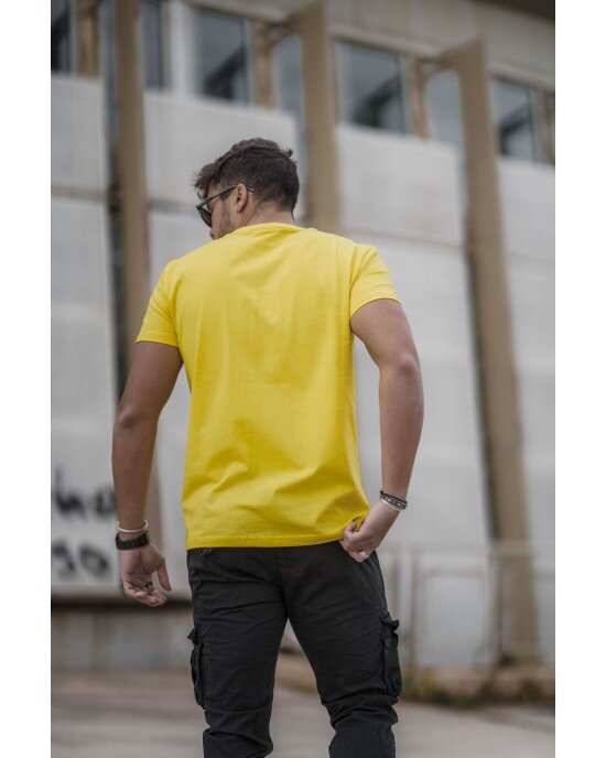 T-shirt SUPERDRY κίτρινο