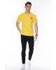 T-shirt Franklin Marshall Κίτρινο T-shirt Franklin Marshall Κίτρινο