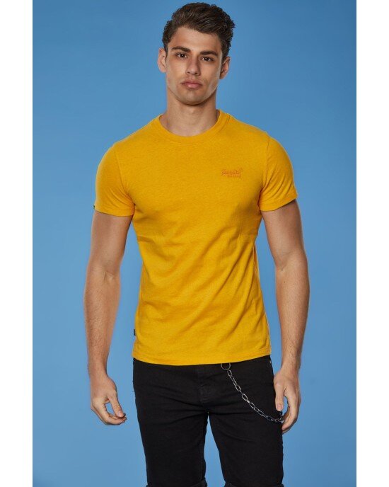 T-shirt SUPERDRY κίτρινο T-shirt SUPERDRY κίτρινο