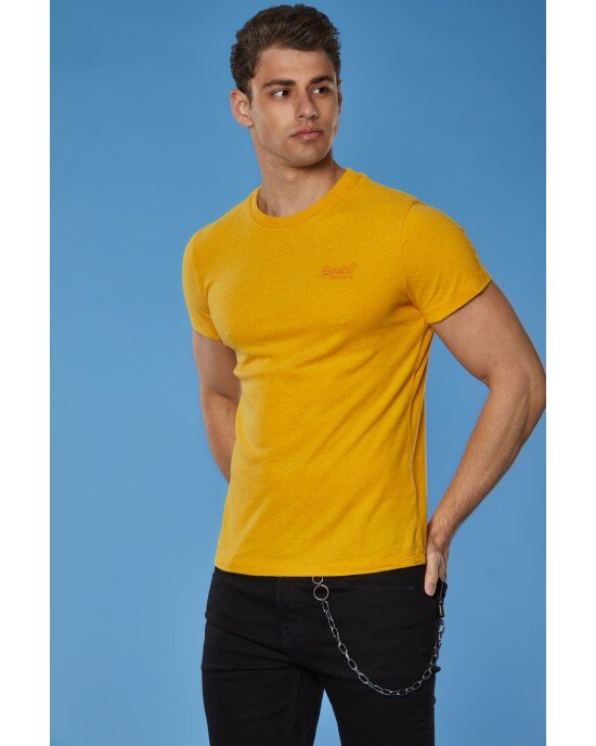 T-shirt SUPERDRY κίτρινο T-shirt SUPERDRY κίτρινο