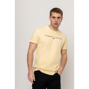 T-shirt Tommy Jeans κίτρινο T-shirt Tommy Jeans κίτρινο
