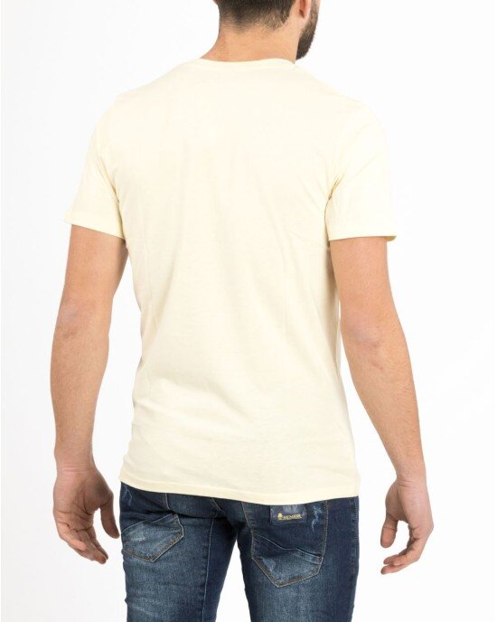 T-shirt Jack n Jones κίτρινο