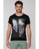 T-shirt New Wave μαύρο T-shirt New Wave μαύρο