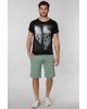 T-shirt New Wave μαύρο T-shirt New Wave μαύρο