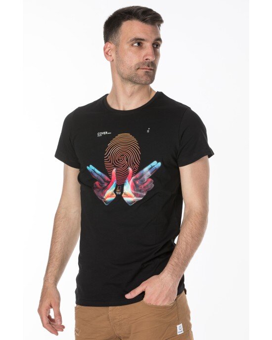 T-shirt Cover μαύρο