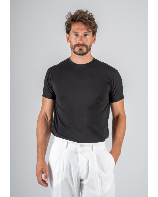 T-Shirt Over/D μαύρο ΚΟΝΤΟΜΑΝΙΚΕΣ