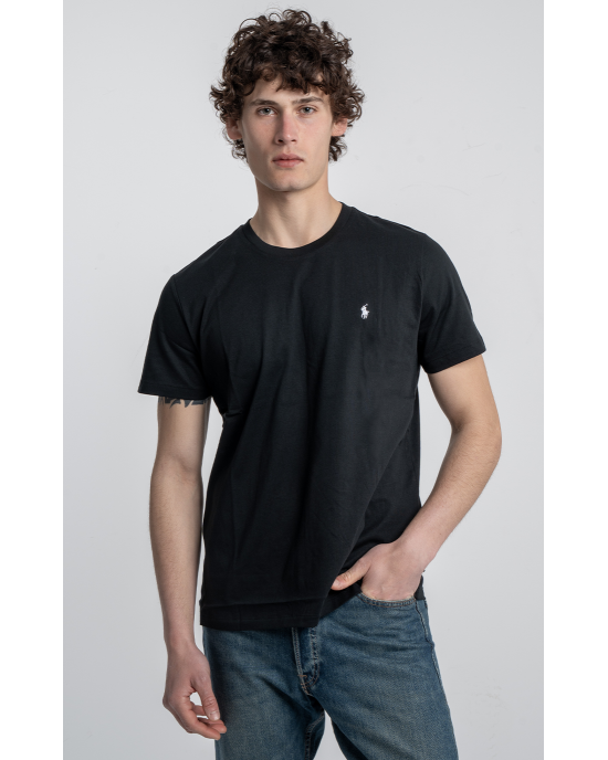 T-shirt Polo Ralph Lauren μαύρο ΚΟΝΤΟΜΑΝΙΚΕΣ