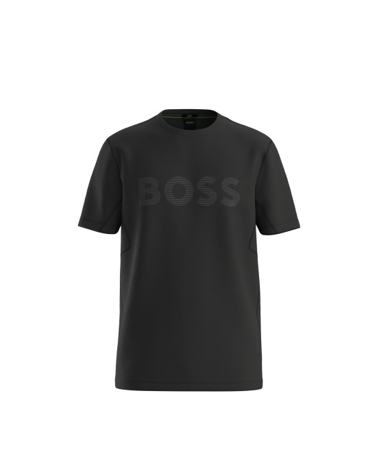 T-Shirt Boss μαύρο ΚΟΝΤΟΜΑΝΙΚΕΣ