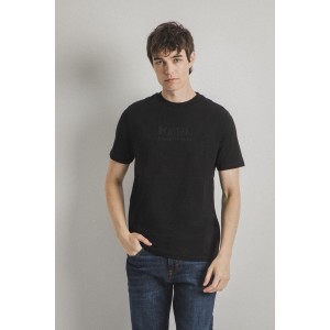 T-shirt Karl Lagerfeld μαύρο