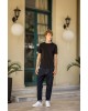 T-Shirt Rebel μαύρο ΚΟΝΤΟΜΑΝΙΚΕΣ