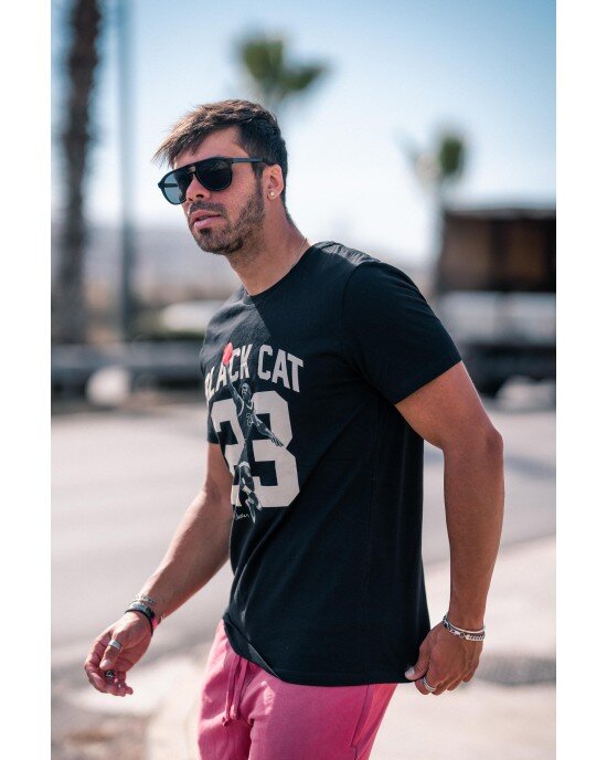 T-shirt Jack n Jones μαύρο T-shirt Jack n Jones μαύρο
