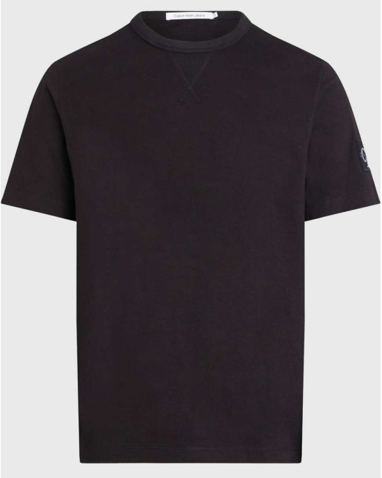 T-Shirt Calvin Klein μαύρο ΚΟΝΤΟΜΑΝΙΚΕΣ