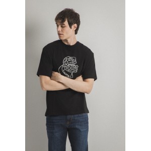 T-shirt Karl Lagerfeld μαύρο