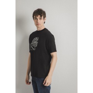 T-shirt Karl Lagerfeld μαύρο