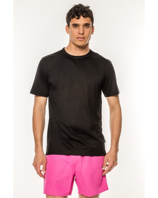 T-Shirt Boss μαύρο ΚΟΝΤΟΜΑΝΙΚΕΣ