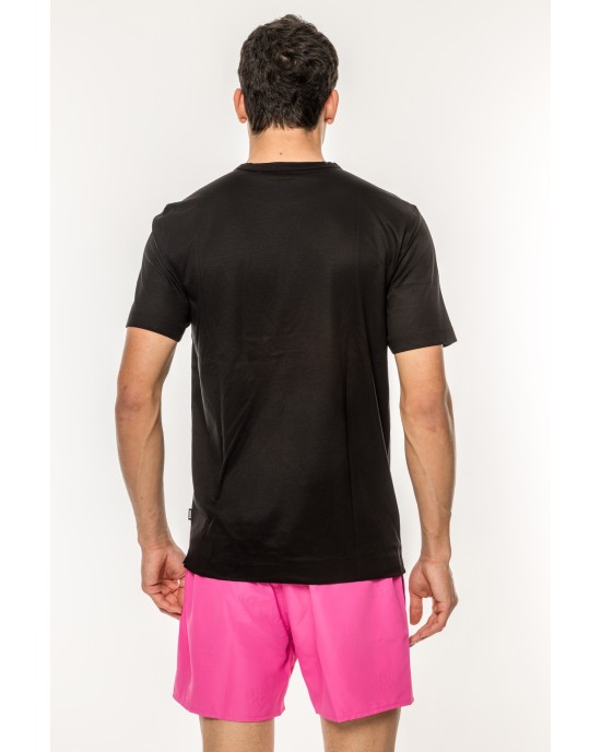 T-Shirt Boss μαύρο ΚΟΝΤΟΜΑΝΙΚΕΣ