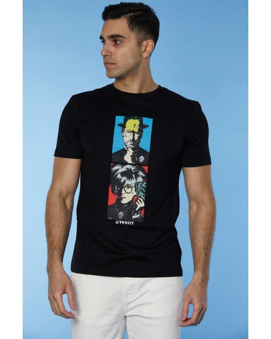 T-shirt Antony Morato μαύρο T-shirt Antony Morato μαύρο