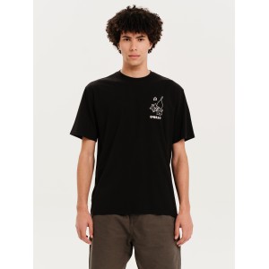 T-shirt Emerson μαύρο T-shirt Emerson μαύρο