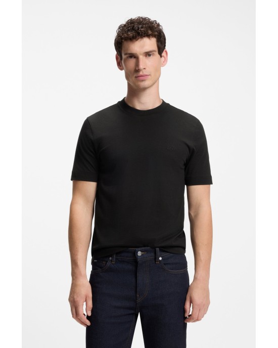 T-Shirt Boss μαύρο ΚΟΝΤΟΜΑΝΙΚΕΣ