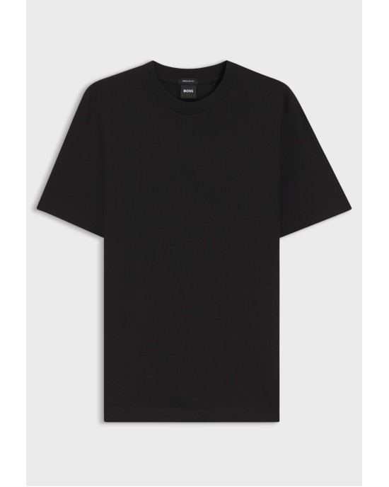 T-Shirt Boss μαύρο ΚΟΝΤΟΜΑΝΙΚΕΣ