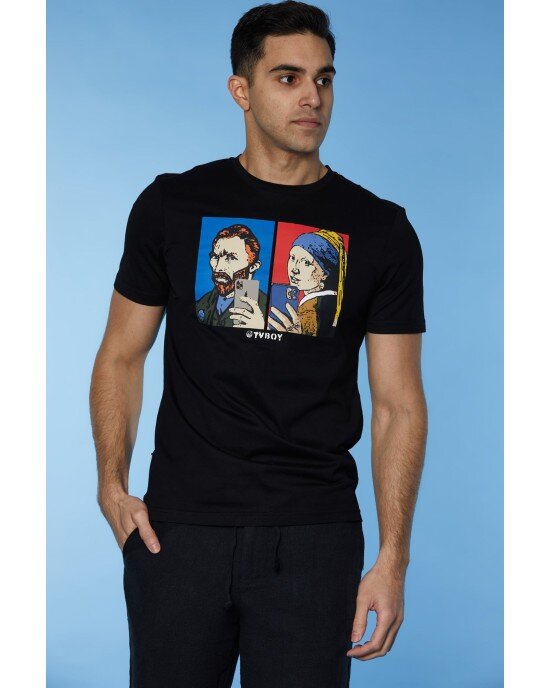 T-shirt Antony Morato μαύρο T-shirt Antony Morato μαύρο