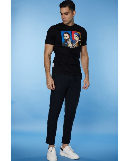 T-shirt Antony Morato μαύρο T-shirt Antony Morato μαύρο