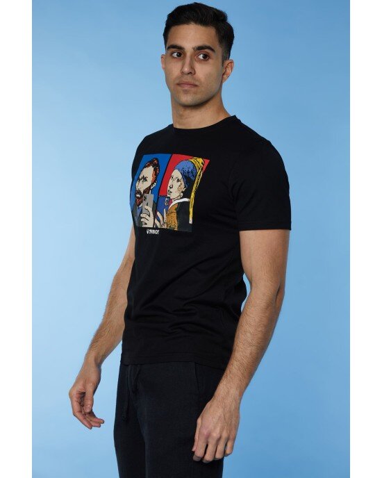 T-shirt Antony Morato μαύρο T-shirt Antony Morato μαύρο