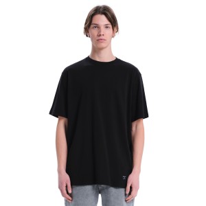 T-shirt Emerson μαύρο T-shirt Emerson μαύρο