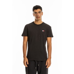 T-shirt Tommy Jeans μαύρο T-shirt Tommy Jeans μαύρο