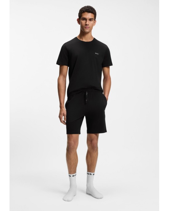 T-Shirt Boss μαύρο ΚΟΝΤΟΜΑΝΙΚΕΣ