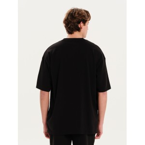 T-shirt Emerson μαύρο T-shirt Emerson μαύρο