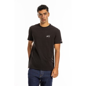 T-shirt Tommy Jeans μαύρο T-shirt Tommy Jeans μαύρο