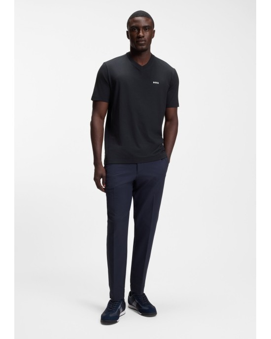 T-Shirt Boss μαύρο ΚΟΝΤΟΜΑΝΙΚΕΣ