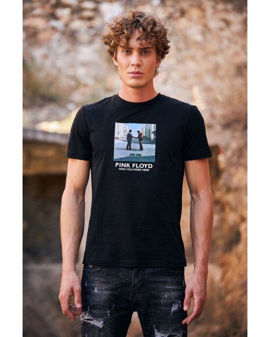 T-shirt Antony Morato μαύρο ΚΟΝΤΟΜΑΝΙΚΕΣ
