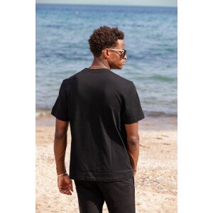 T-Shirt Hugo μαύρο