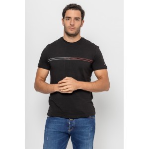 T-shirt Tommy Jeans μαύρο