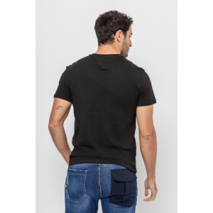 T-shirt Tommy Jeans μαύρο
