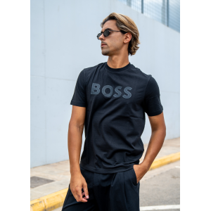 T-Shirt Boss μαύρο
