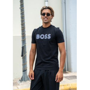T-Shirt Boss μαύρο